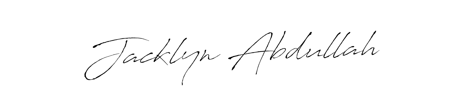 Once you've used our free online signature maker to create your best signature Antro_Vectra style, it's time to enjoy all of the benefits that Jacklyn Abdullah name signing documents. Jacklyn Abdullah signature style 6 images and pictures png