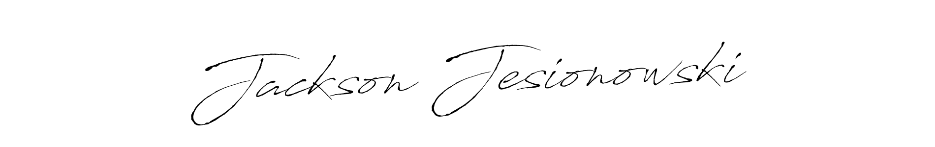 Jackson Jesionowski stylish signature style. Best Handwritten Sign (Antro_Vectra) for my name. Handwritten Signature Collection Ideas for my name Jackson Jesionowski. Jackson Jesionowski signature style 6 images and pictures png