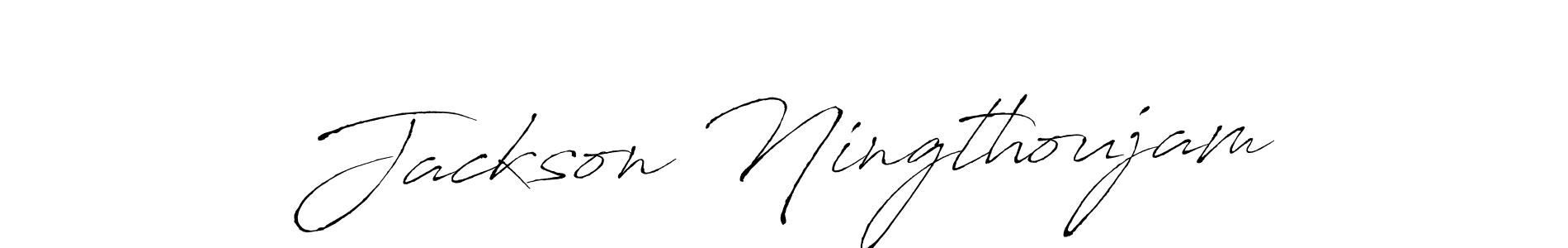 Create a beautiful signature design for name Jackson Ningthoujam. With this signature (Antro_Vectra) fonts, you can make a handwritten signature for free. Jackson Ningthoujam signature style 6 images and pictures png