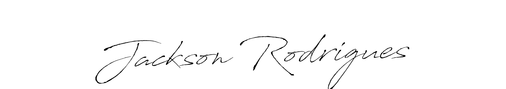 Design your own signature with our free online signature maker. With this signature software, you can create a handwritten (Antro_Vectra) signature for name Jackson Rodrigues. Jackson Rodrigues signature style 6 images and pictures png