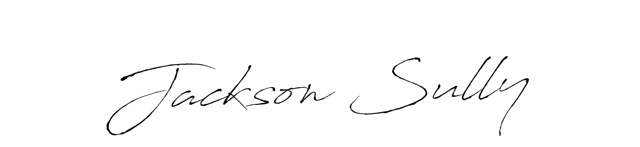 Jackson Sully stylish signature style. Best Handwritten Sign (Antro_Vectra) for my name. Handwritten Signature Collection Ideas for my name Jackson Sully. Jackson Sully signature style 6 images and pictures png