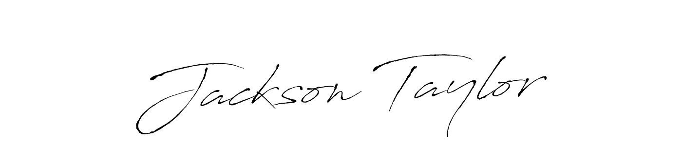 Design your own signature with our free online signature maker. With this signature software, you can create a handwritten (Antro_Vectra) signature for name Jackson Taylor. Jackson Taylor signature style 6 images and pictures png