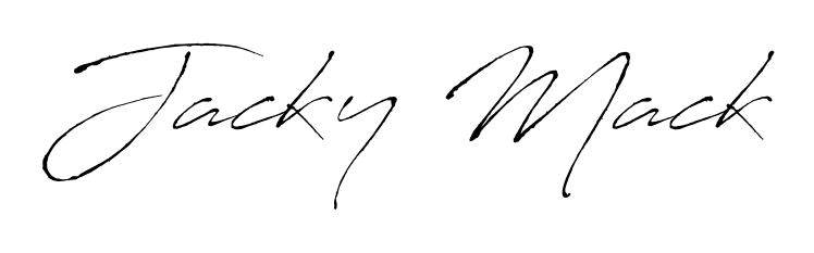An effortless, minimalist signature concept for Jacky Mack using Antro_Vectra design. Clean lines that look great on any document. Jacky Mack signature style 6 images and pictures png