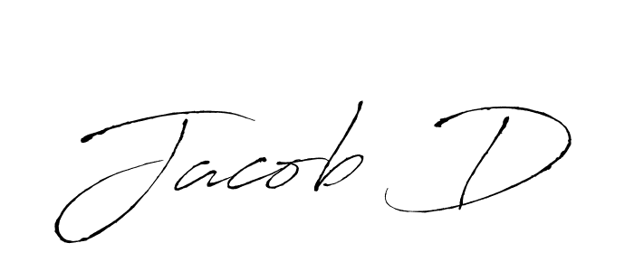 Use a signature maker to create a handwritten signature online. With this signature software, you can design (Antro_Vectra) your own signature for name Jacob D. Jacob D signature style 6 images and pictures png