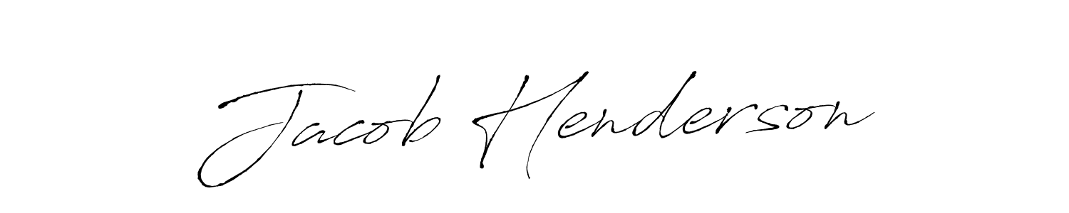Make a beautiful signature design for name Jacob Henderson. With this signature (Antro_Vectra) style, you can create a handwritten signature for free. Jacob Henderson signature style 6 images and pictures png