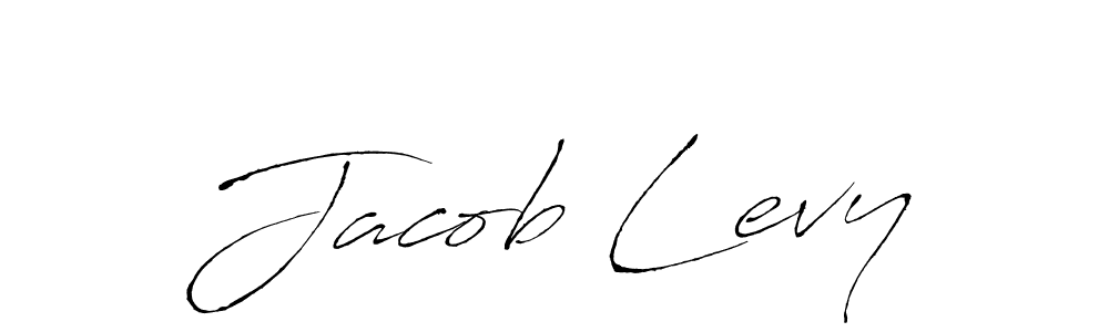 Jacob Levy stylish signature style. Best Handwritten Sign (Antro_Vectra) for my name. Handwritten Signature Collection Ideas for my name Jacob Levy. Jacob Levy signature style 6 images and pictures png