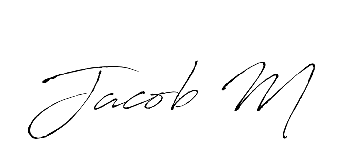 The best way (Antro_Vectra) to make a short signature is to pick only two or three words in your name. The name Jacob M include a total of six letters. For converting this name. Jacob M signature style 6 images and pictures png