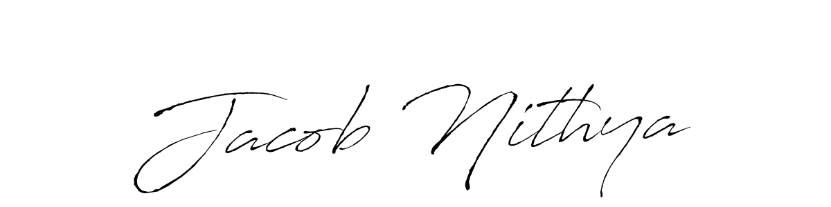 Also we have Jacob Nithya name is the best signature style. Create professional handwritten signature collection using Antro_Vectra autograph style. Jacob Nithya signature style 6 images and pictures png