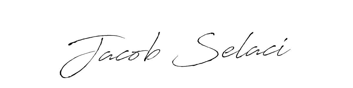 Design your own signature with our free online signature maker. With this signature software, you can create a handwritten (Antro_Vectra) signature for name Jacob Selaci. Jacob Selaci signature style 6 images and pictures png