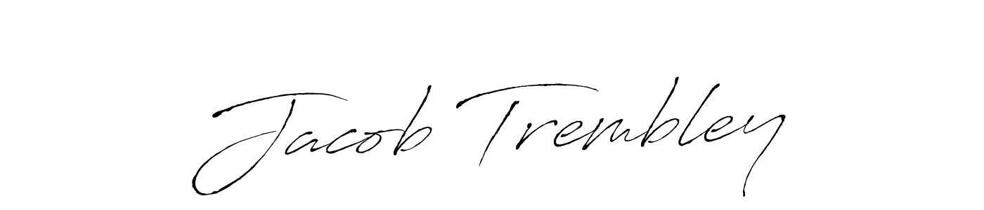 Jacob Trembley stylish signature style. Best Handwritten Sign (Antro_Vectra) for my name. Handwritten Signature Collection Ideas for my name Jacob Trembley. Jacob Trembley signature style 6 images and pictures png