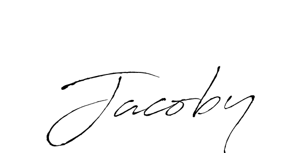 How to make Jacoby signature? Antro_Vectra is a professional autograph style. Create handwritten signature for Jacoby name. Jacoby signature style 6 images and pictures png