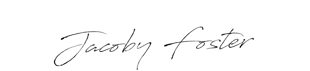 Use a signature maker to create a handwritten signature online. With this signature software, you can design (Antro_Vectra) your own signature for name Jacoby Foster. Jacoby Foster signature style 6 images and pictures png