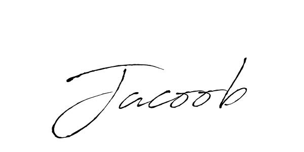 Jacoob stylish signature style. Best Handwritten Sign (Antro_Vectra) for my name. Handwritten Signature Collection Ideas for my name Jacoob. Jacoob signature style 6 images and pictures png