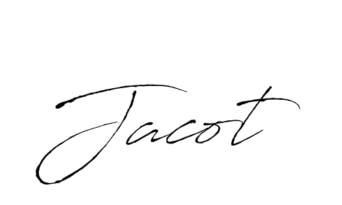 Create a beautiful signature design for name Jacot. With this signature (Antro_Vectra) fonts, you can make a handwritten signature for free. Jacot signature style 6 images and pictures png