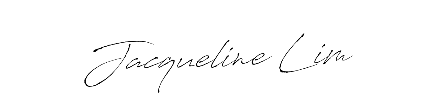 Create a beautiful signature design for name Jacqueline Lim. With this signature (Antro_Vectra) fonts, you can make a handwritten signature for free. Jacqueline Lim signature style 6 images and pictures png