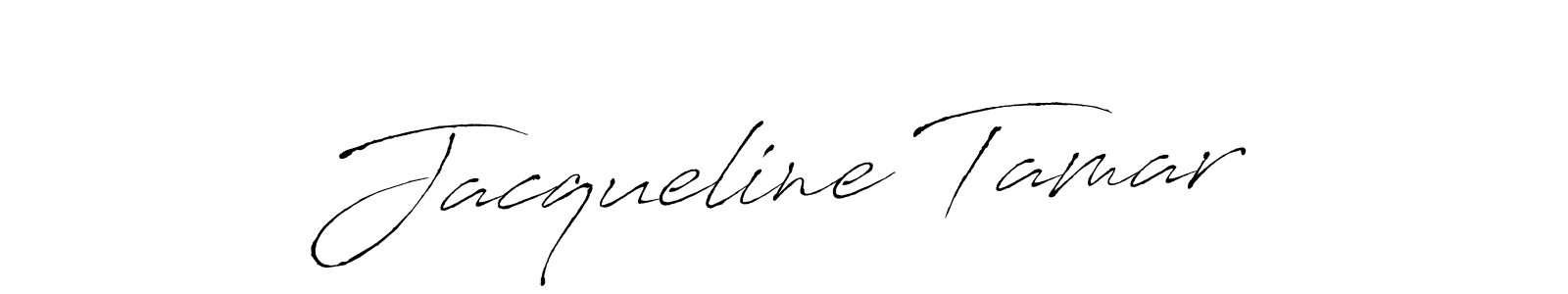 Jacqueline Tamar stylish signature style. Best Handwritten Sign (Antro_Vectra) for my name. Handwritten Signature Collection Ideas for my name Jacqueline Tamar. Jacqueline Tamar signature style 6 images and pictures png