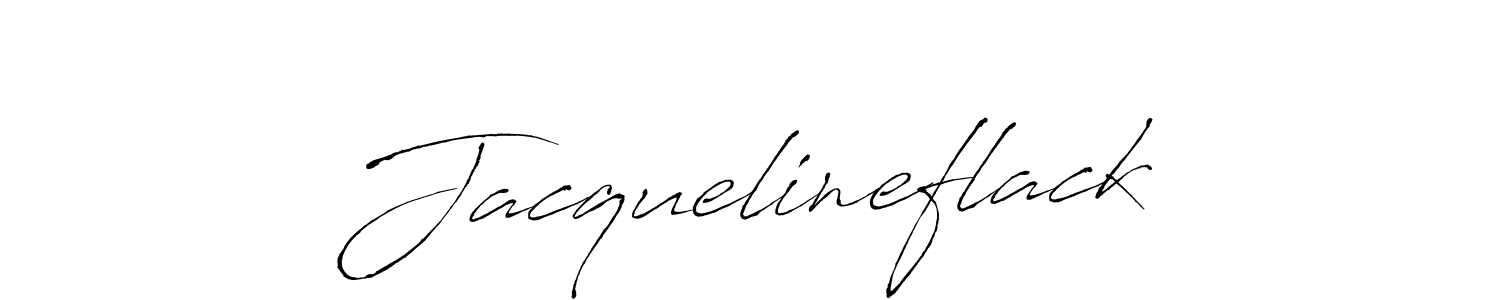 Make a beautiful signature design for name Jacquelineflack. With this signature (Antro_Vectra) style, you can create a handwritten signature for free. Jacquelineflack signature style 6 images and pictures png