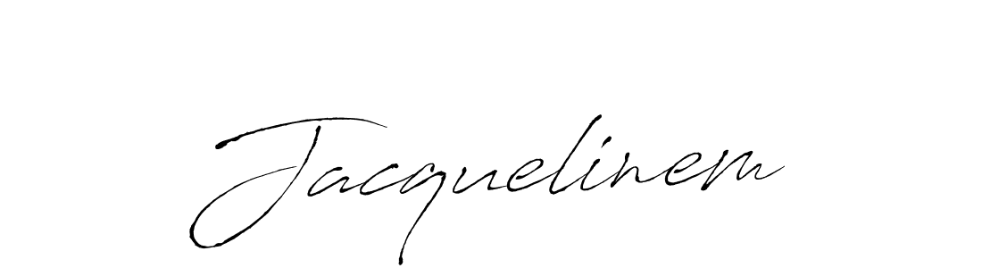 How to make Jacquelinem name signature. Use Antro_Vectra style for creating short signs online. This is the latest handwritten sign. Jacquelinem signature style 6 images and pictures png