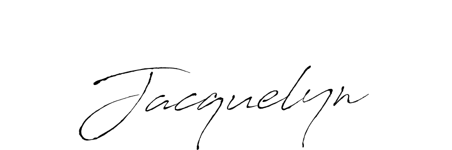 Jacquelyn stylish signature style. Best Handwritten Sign (Antro_Vectra) for my name. Handwritten Signature Collection Ideas for my name Jacquelyn. Jacquelyn signature style 6 images and pictures png