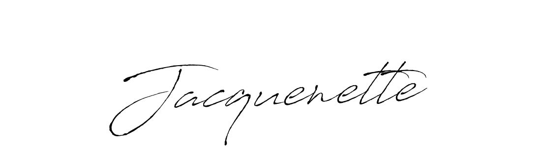 You should practise on your own different ways (Antro_Vectra) to write your name (Jacquenette) in signature. don't let someone else do it for you. Jacquenette signature style 6 images and pictures png