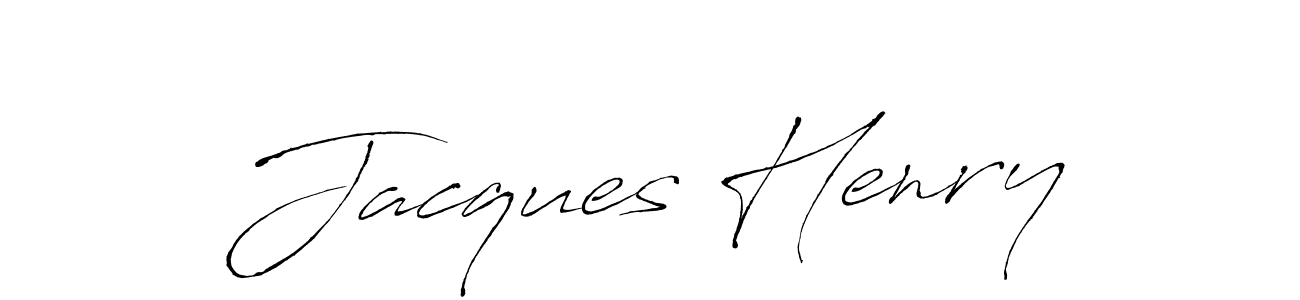 Make a beautiful signature design for name Jacques Henry. With this signature (Antro_Vectra) style, you can create a handwritten signature for free. Jacques Henry signature style 6 images and pictures png