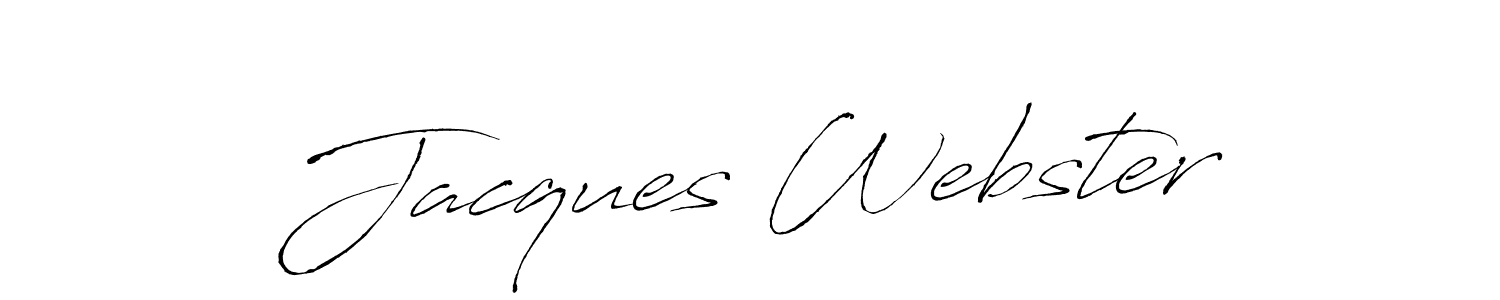 Design your own signature with our free online signature maker. With this signature software, you can create a handwritten (Antro_Vectra) signature for name Jacques Webster. Jacques Webster signature style 6 images and pictures png