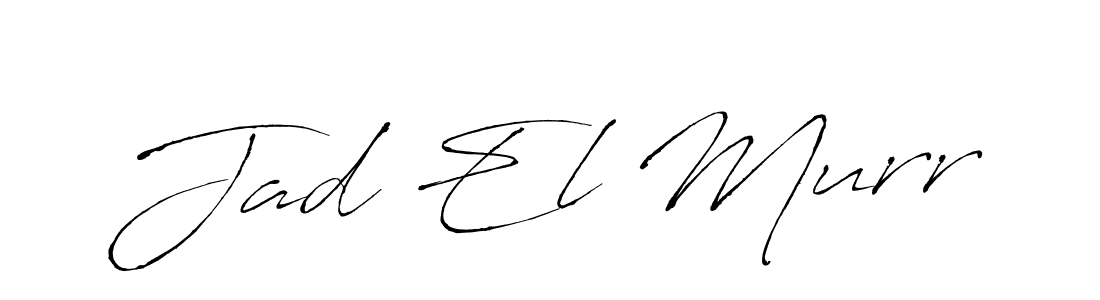 Design your own signature with our free online signature maker. With this signature software, you can create a handwritten (Antro_Vectra) signature for name Jad El Murr. Jad El Murr signature style 6 images and pictures png