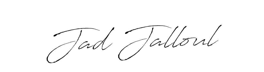 How to make Jad Jalloul signature? Antro_Vectra is a professional autograph style. Create handwritten signature for Jad Jalloul name. Jad Jalloul signature style 6 images and pictures png