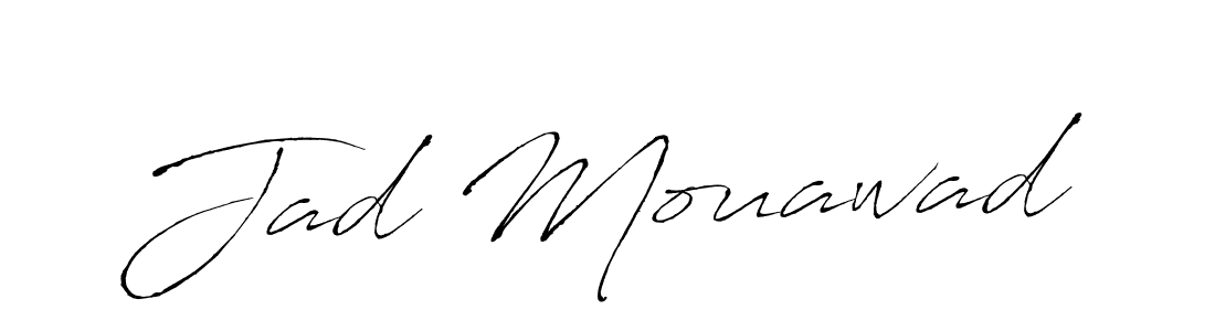 Jad Mouawad stylish signature style. Best Handwritten Sign (Antro_Vectra) for my name. Handwritten Signature Collection Ideas for my name Jad Mouawad. Jad Mouawad signature style 6 images and pictures png