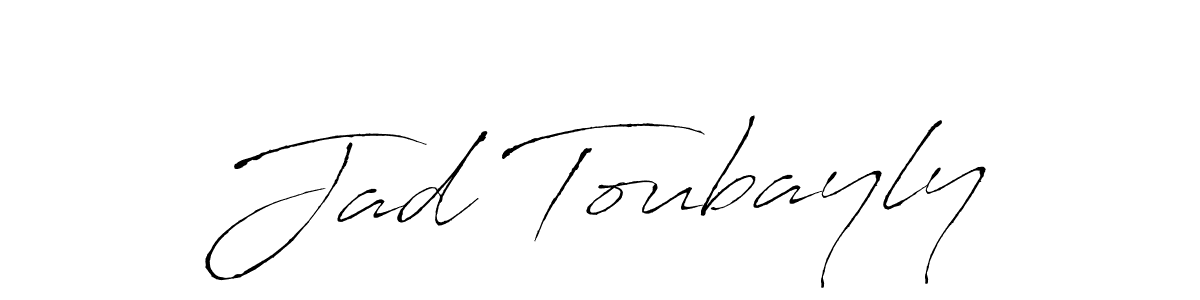 Make a short Jad Toubayly signature style. Manage your documents anywhere anytime using Antro_Vectra. Create and add eSignatures, submit forms, share and send files easily. Jad Toubayly signature style 6 images and pictures png
