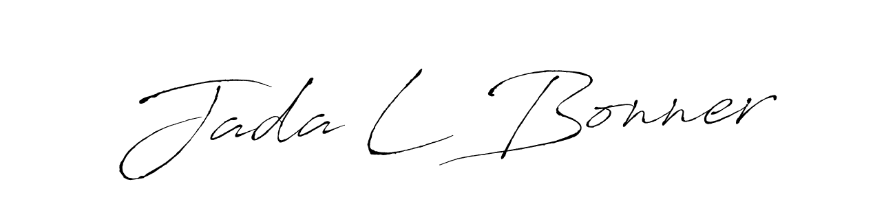 The best way (Antro_Vectra) to make a short signature is to pick only two or three words in your name. The name Jada L Bonner include a total of six letters. For converting this name. Jada L Bonner signature style 6 images and pictures png