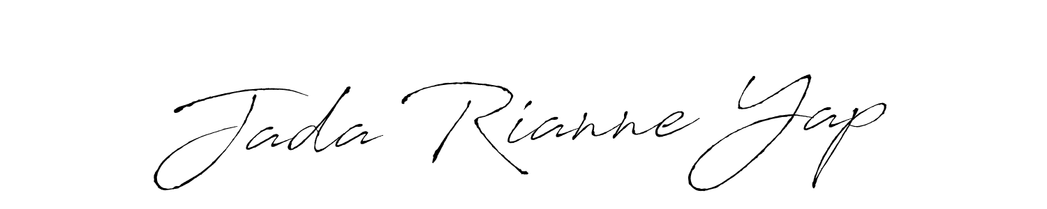 Make a beautiful signature design for name Jada Rianne Yap. Use this online signature maker to create a handwritten signature for free. Jada Rianne Yap signature style 6 images and pictures png