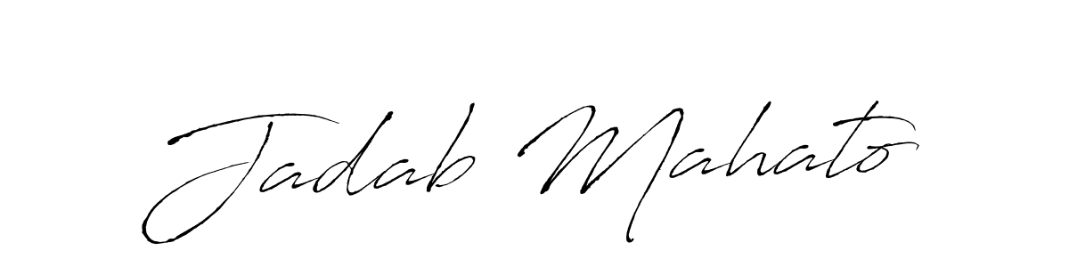 Jadab Mahato stylish signature style. Best Handwritten Sign (Antro_Vectra) for my name. Handwritten Signature Collection Ideas for my name Jadab Mahato. Jadab Mahato signature style 6 images and pictures png
