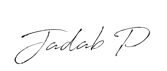 You should practise on your own different ways (Antro_Vectra) to write your name (Jadab P) in signature. don't let someone else do it for you. Jadab P signature style 6 images and pictures png