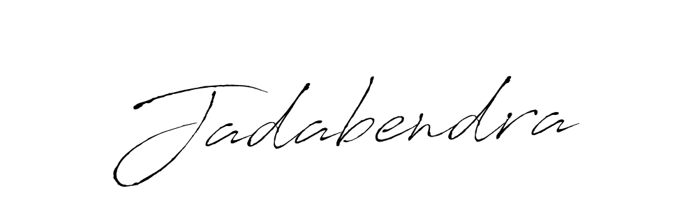 Make a beautiful signature design for name Jadabendra. With this signature (Antro_Vectra) style, you can create a handwritten signature for free. Jadabendra signature style 6 images and pictures png