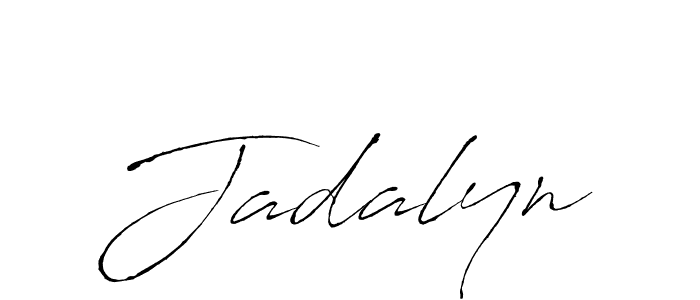 How to make Jadalyn signature? Antro_Vectra is a professional autograph style. Create handwritten signature for Jadalyn name. Jadalyn signature style 6 images and pictures png