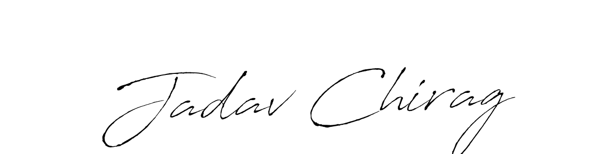 if you are searching for the best signature style for your name Jadav Chirag. so please give up your signature search. here we have designed multiple signature styles  using Antro_Vectra. Jadav Chirag signature style 6 images and pictures png