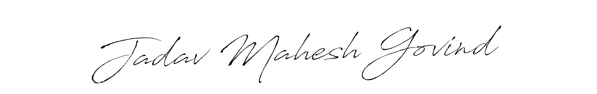 The best way (Antro_Vectra) to make a short signature is to pick only two or three words in your name. The name Jadav Mahesh Govind include a total of six letters. For converting this name. Jadav Mahesh Govind signature style 6 images and pictures png