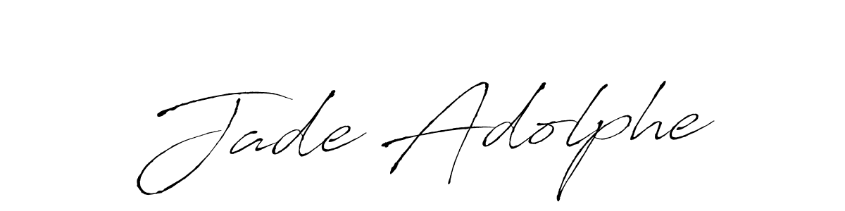 Create a beautiful signature design for name Jade Adolphe. With this signature (Antro_Vectra) fonts, you can make a handwritten signature for free. Jade Adolphe signature style 6 images and pictures png