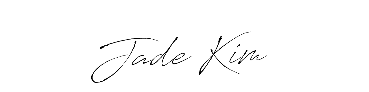 The best way (Antro_Vectra) to make a short signature is to pick only two or three words in your name. The name Jade Kim ◇ include a total of six letters. For converting this name. Jade Kim ◇ signature style 6 images and pictures png