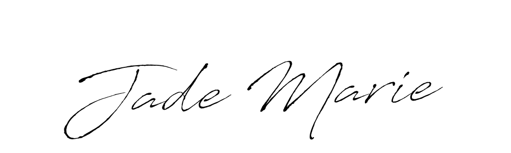 Make a beautiful signature design for name Jade Marie. With this signature (Antro_Vectra) style, you can create a handwritten signature for free. Jade Marie signature style 6 images and pictures png
