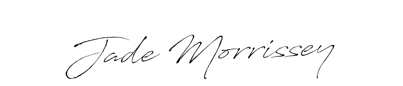 You should practise on your own different ways (Antro_Vectra) to write your name (Jade Morrissey) in signature. don't let someone else do it for you. Jade Morrissey signature style 6 images and pictures png