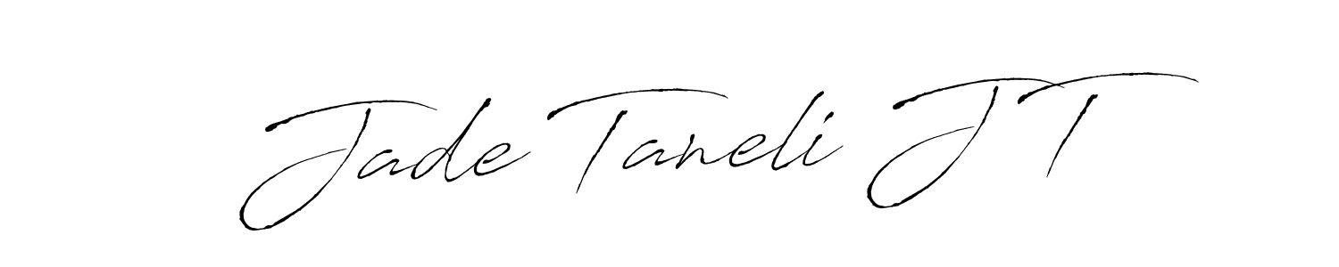 How to Draw Jade Taneli J T signature style? Antro_Vectra is a latest design signature styles for name Jade Taneli J T. Jade Taneli J T signature style 6 images and pictures png