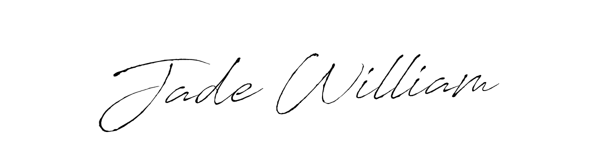 Also You can easily find your signature by using the search form. We will create Jade William name handwritten signature images for you free of cost using Antro_Vectra sign style. Jade William signature style 6 images and pictures png