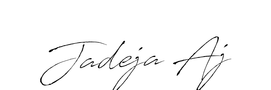 Use a signature maker to create a handwritten signature online. With this signature software, you can design (Antro_Vectra) your own signature for name Jadeja Aj. Jadeja Aj signature style 6 images and pictures png