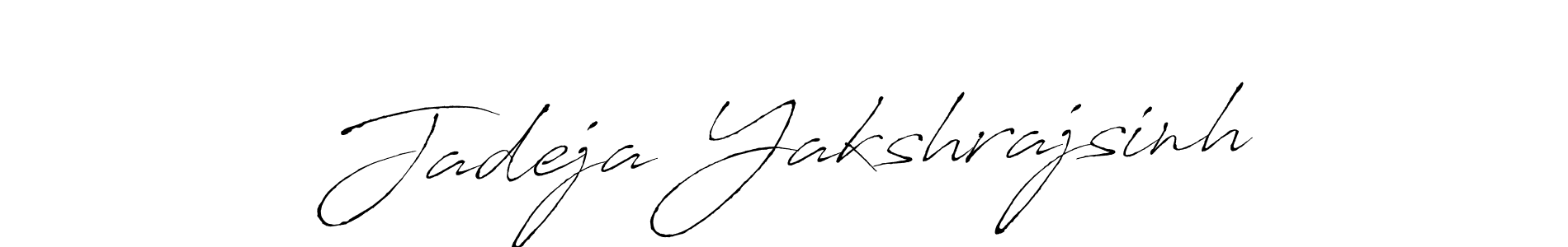 The best way (Antro_Vectra) to make a short signature is to pick only two or three words in your name. The name Jadeja Yakshrajsinh include a total of six letters. For converting this name. Jadeja Yakshrajsinh signature style 6 images and pictures png