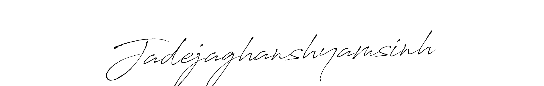 if you are searching for the best signature style for your name Jadejaghanshyamsinh. so please give up your signature search. here we have designed multiple signature styles  using Antro_Vectra. Jadejaghanshyamsinh signature style 6 images and pictures png