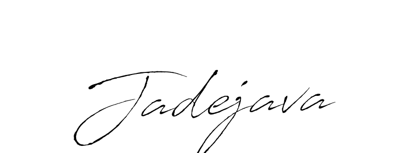 Jadejava stylish signature style. Best Handwritten Sign (Antro_Vectra) for my name. Handwritten Signature Collection Ideas for my name Jadejava. Jadejava signature style 6 images and pictures png