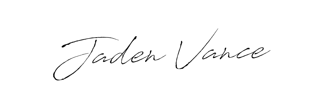 Design your own signature with our free online signature maker. With this signature software, you can create a handwritten (Antro_Vectra) signature for name Jaden Vance. Jaden Vance signature style 6 images and pictures png