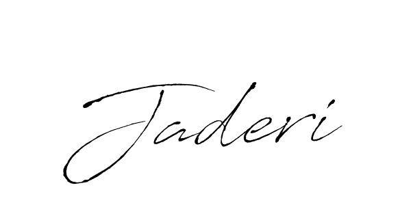Use a signature maker to create a handwritten signature online. With this signature software, you can design (Antro_Vectra) your own signature for name Jaderi. Jaderi signature style 6 images and pictures png